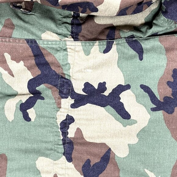 Vintage 90s Military US Army Camo Cold Weather Field Coat Size Small - Picture 5 of 9
